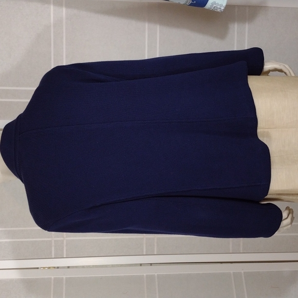 Ralph Lauren knit cotton double-breasted jacket L - Picture 3 of 5